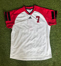 No.7 Vintage Adidas Football Jersey - Size Large