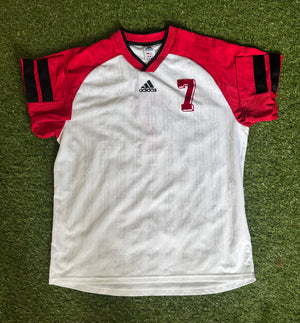 No.7 Vintage Adidas Football Jersey - Size Large