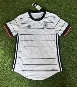 Adult Women Fit Size Small (8-10) Germany Adidas Football Jersey