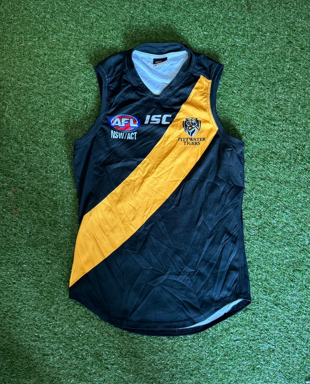 Pittwater Tigers AFL Jersey - No.35 - Size Medium - ISC