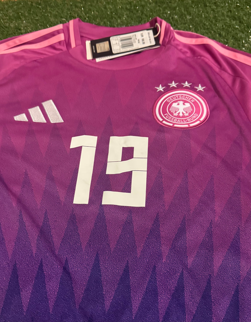 2025 Germany Goalkeeper Jersey - Adidas - No. 19 - Size M Slim Fit Unisex