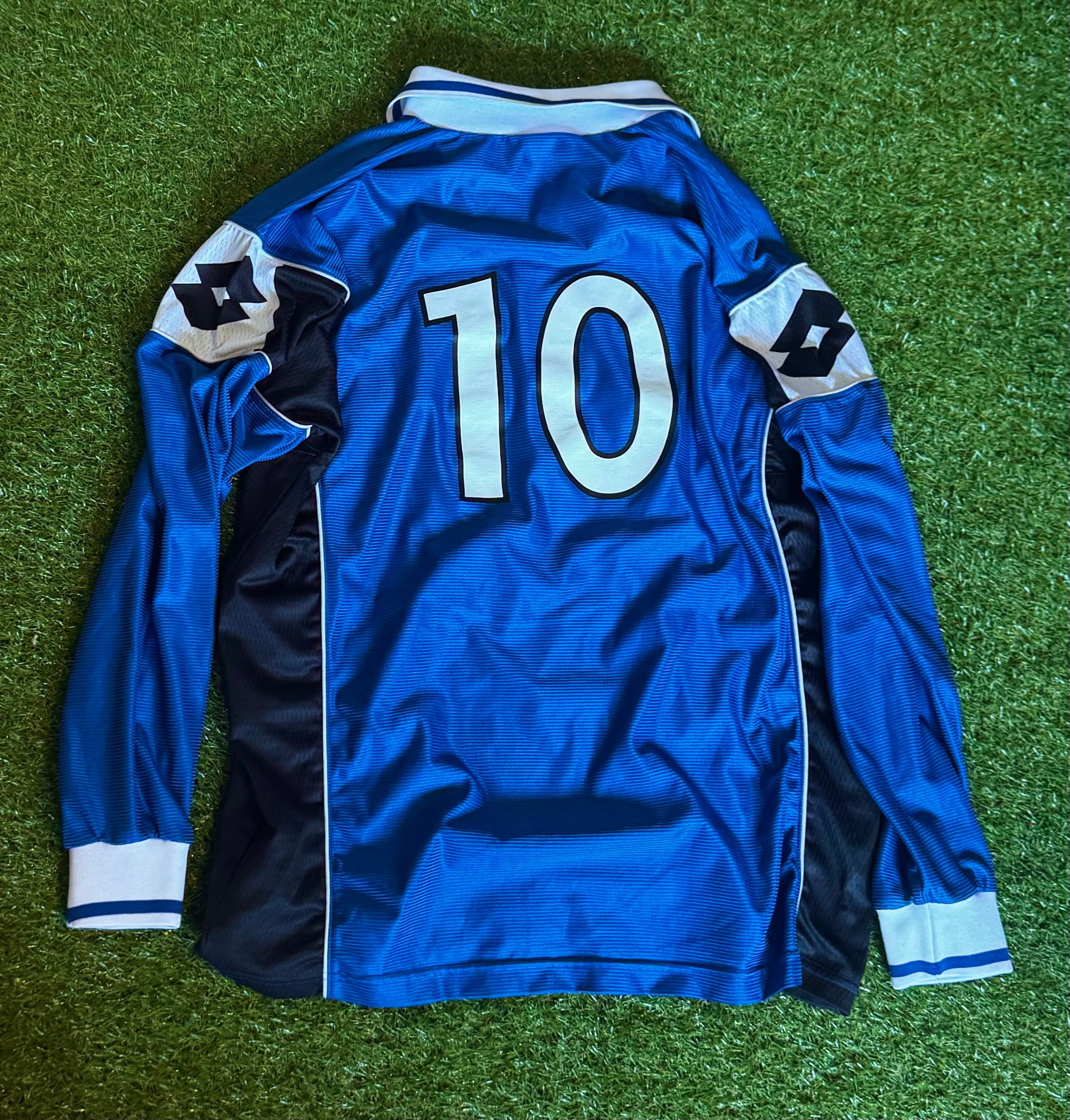 Vintage Lotto Football Shirt / Jersey - No.10 - Size L (Oversized) or XL