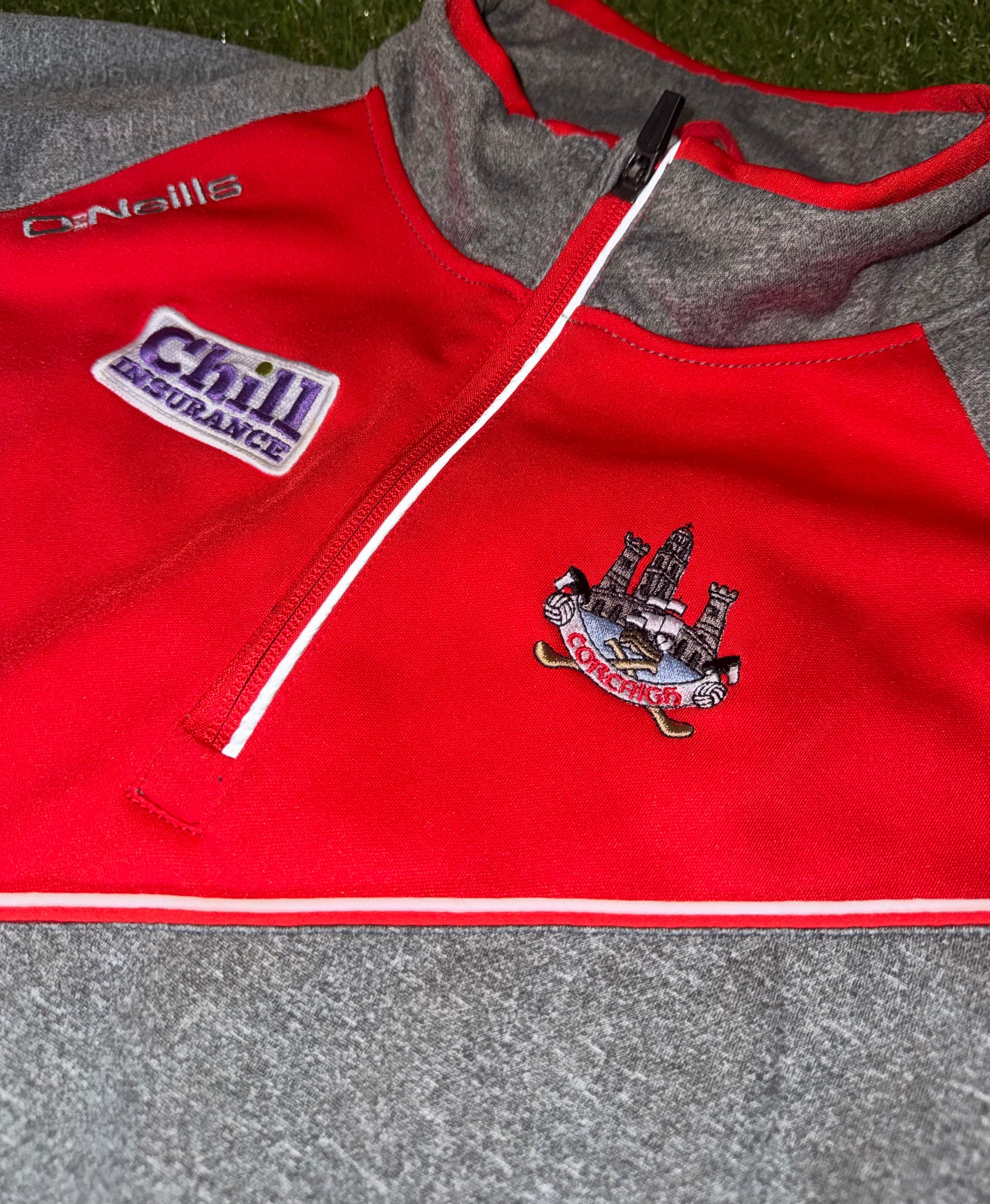 Cork GAA Size XL Half Zip - O’Neills