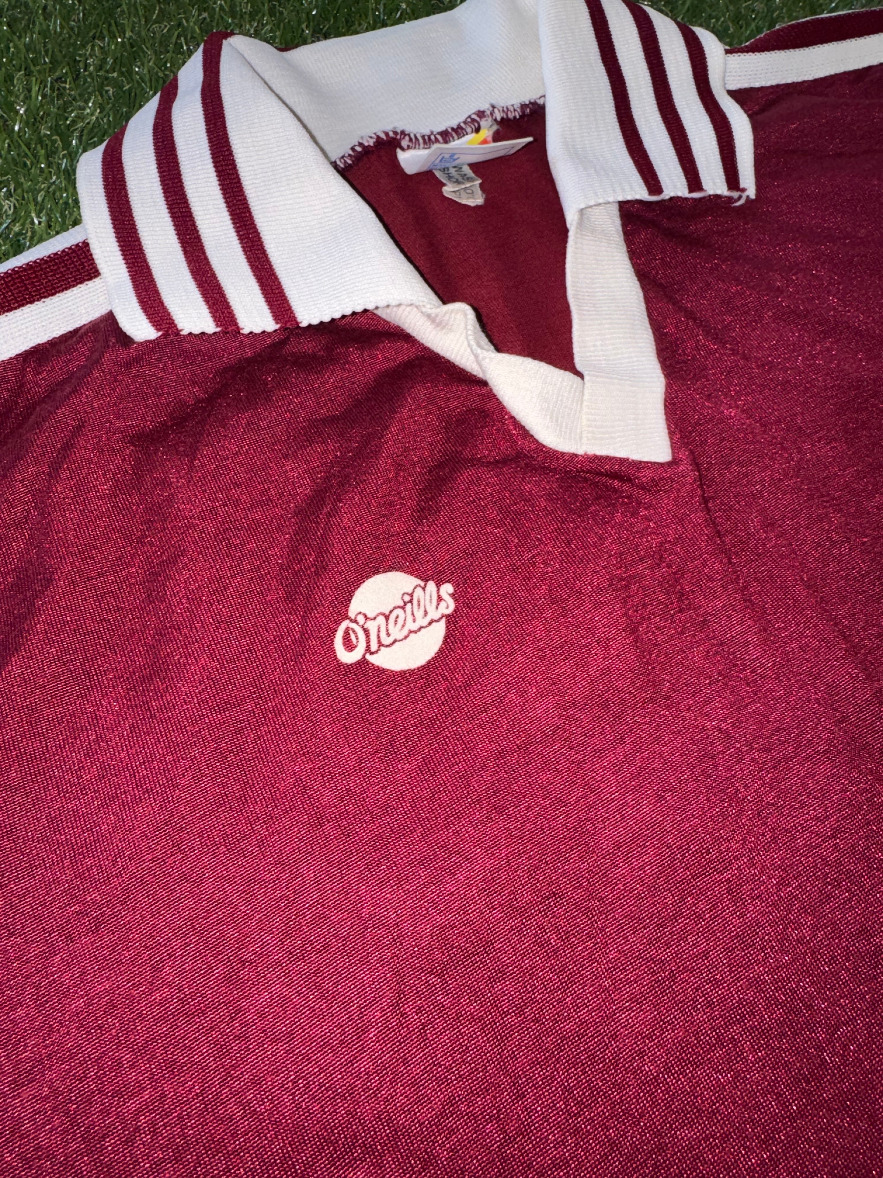 Galway style vintage 1980s/1990s GAA Jersey - Size L