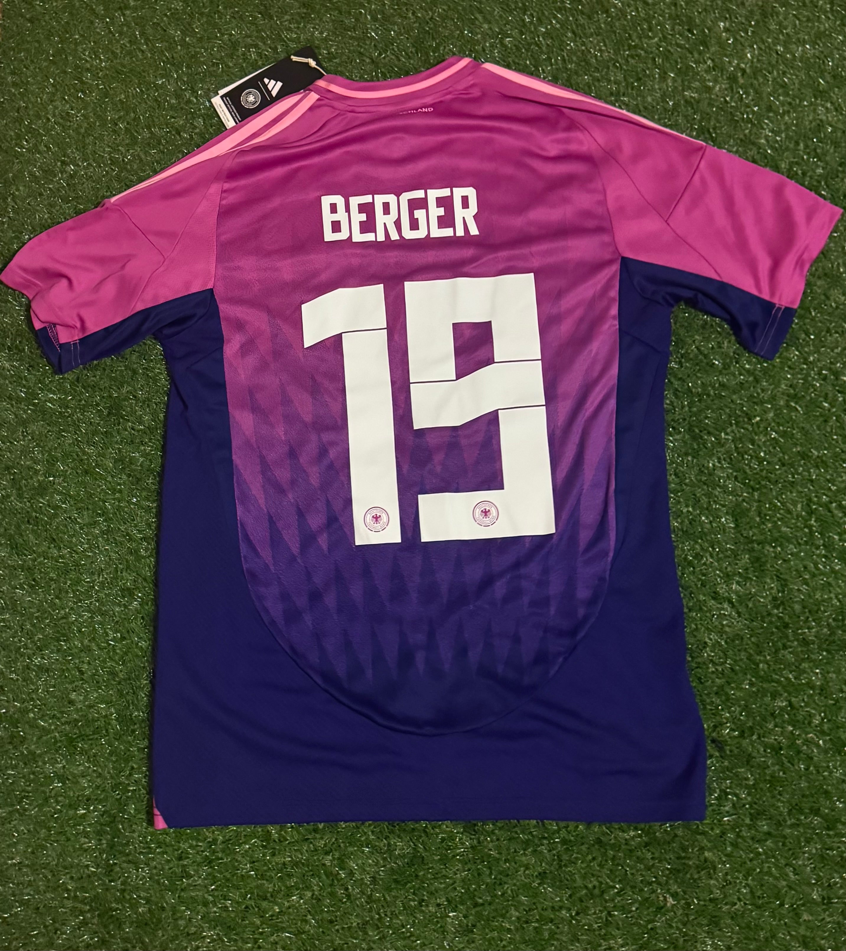 2025 Germany Goalkeeper Jersey - Adidas - No. 19 - Size M Slim Fit Unisex