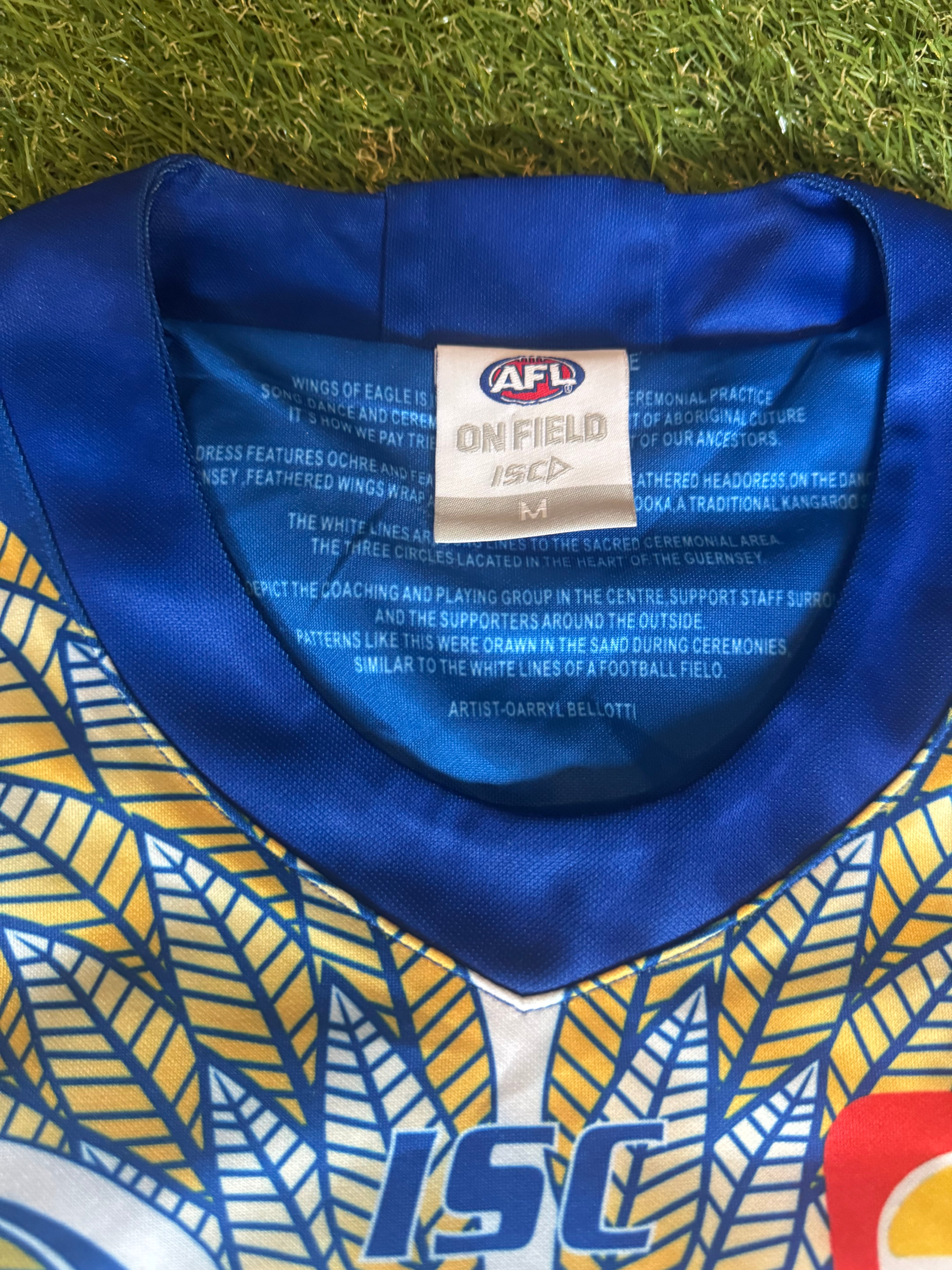 West Coast Eagles AFL Jersey - Size Medium - ISC