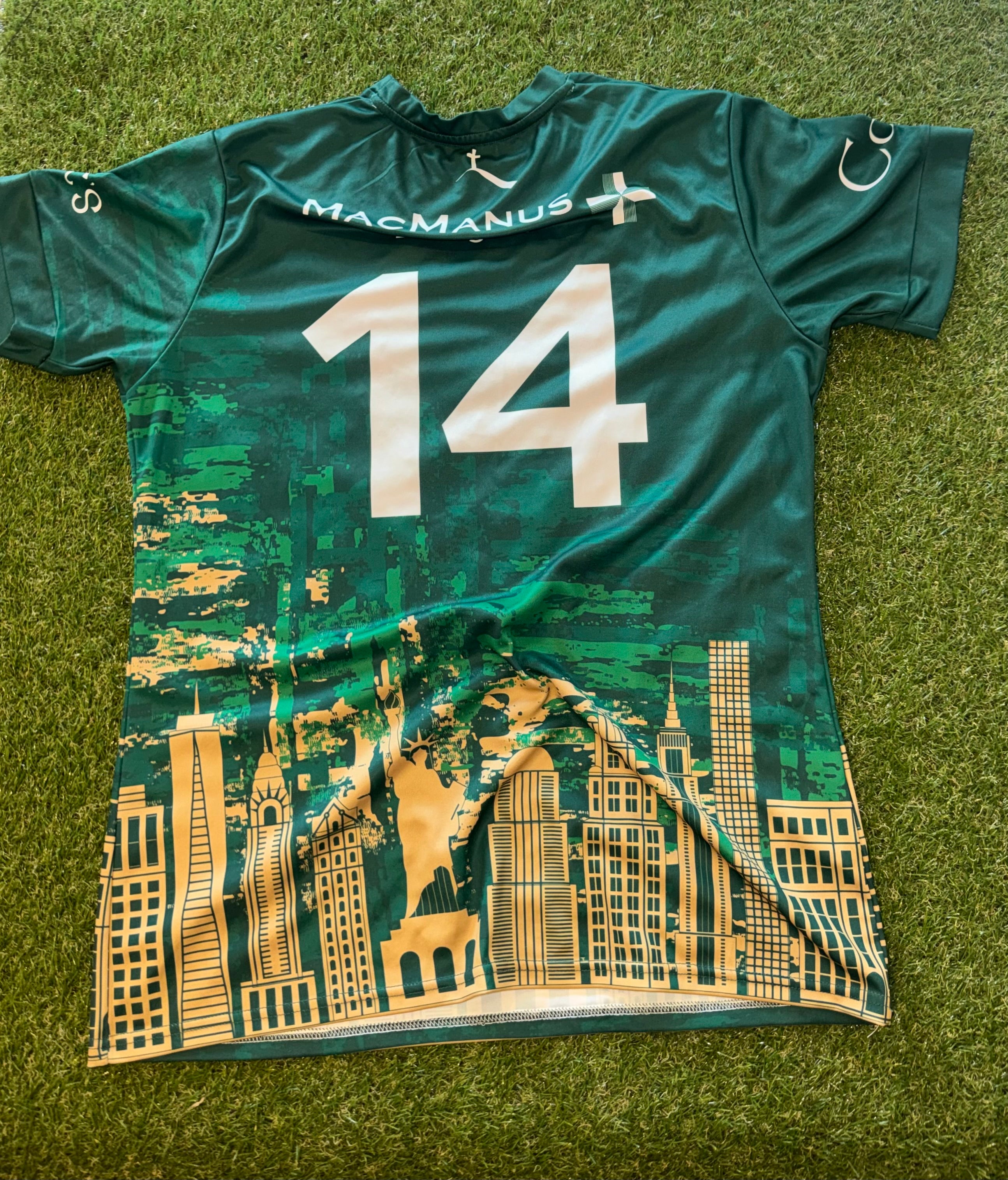 Leitrim GAA Jersey - McKvr - No.14 - Tight Fit XL