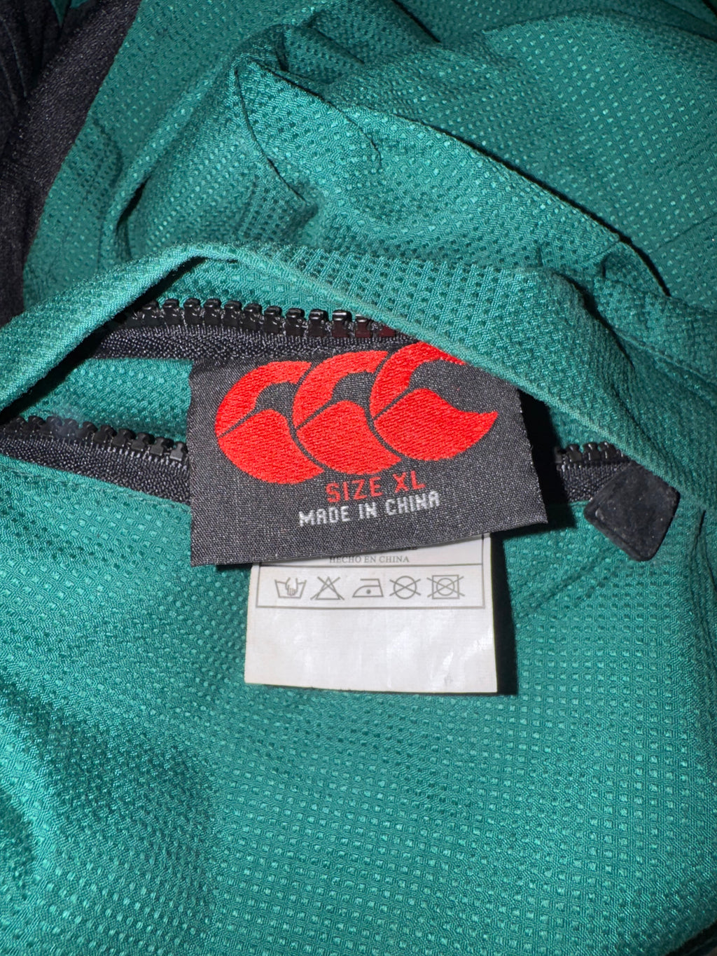 Reversible Ireland Rugby Vintage Jacket - Canterbury - Size XL