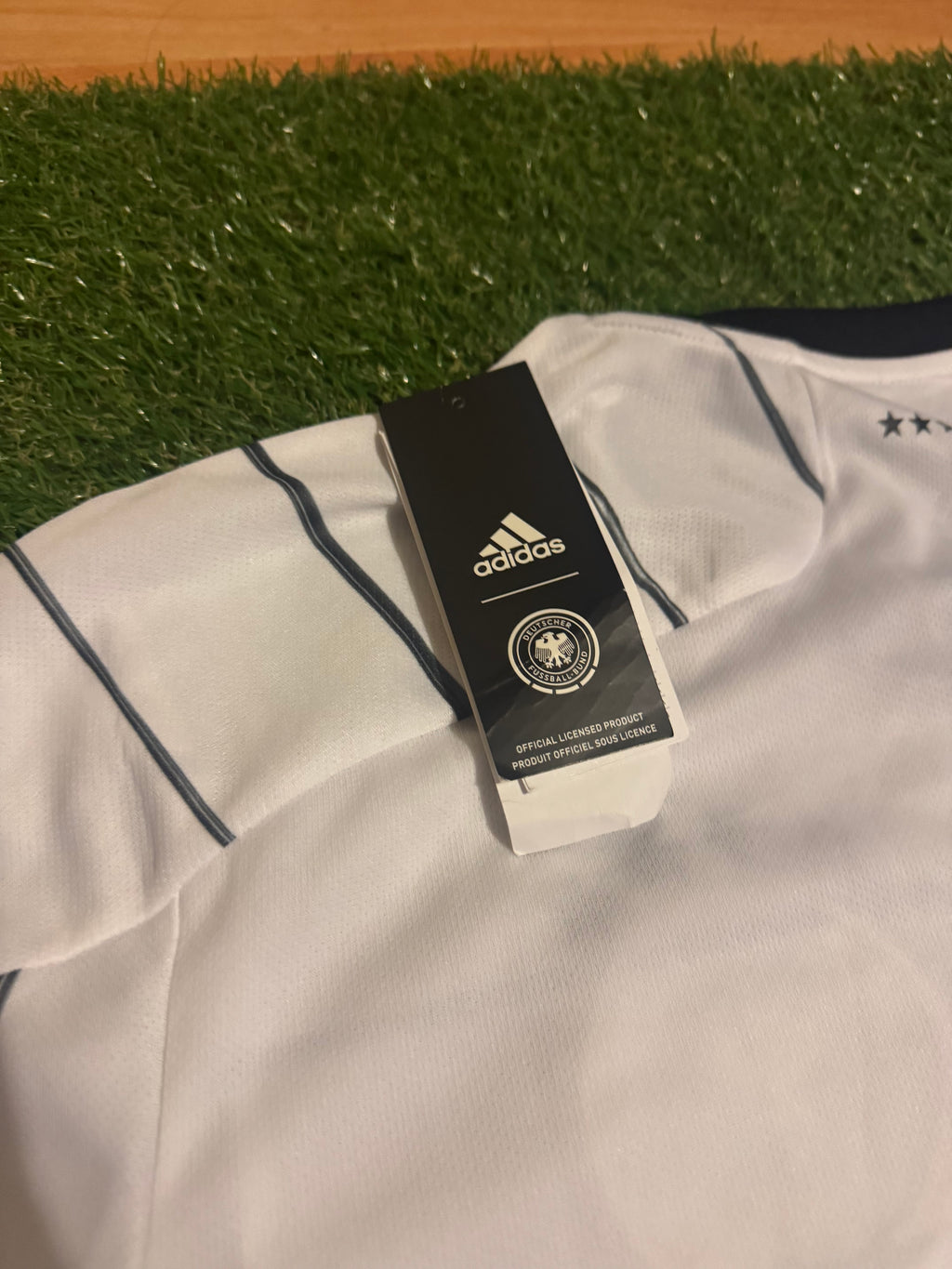 Authentic Size Large Slim Fit Germany Jersey - 2021 - Adidas