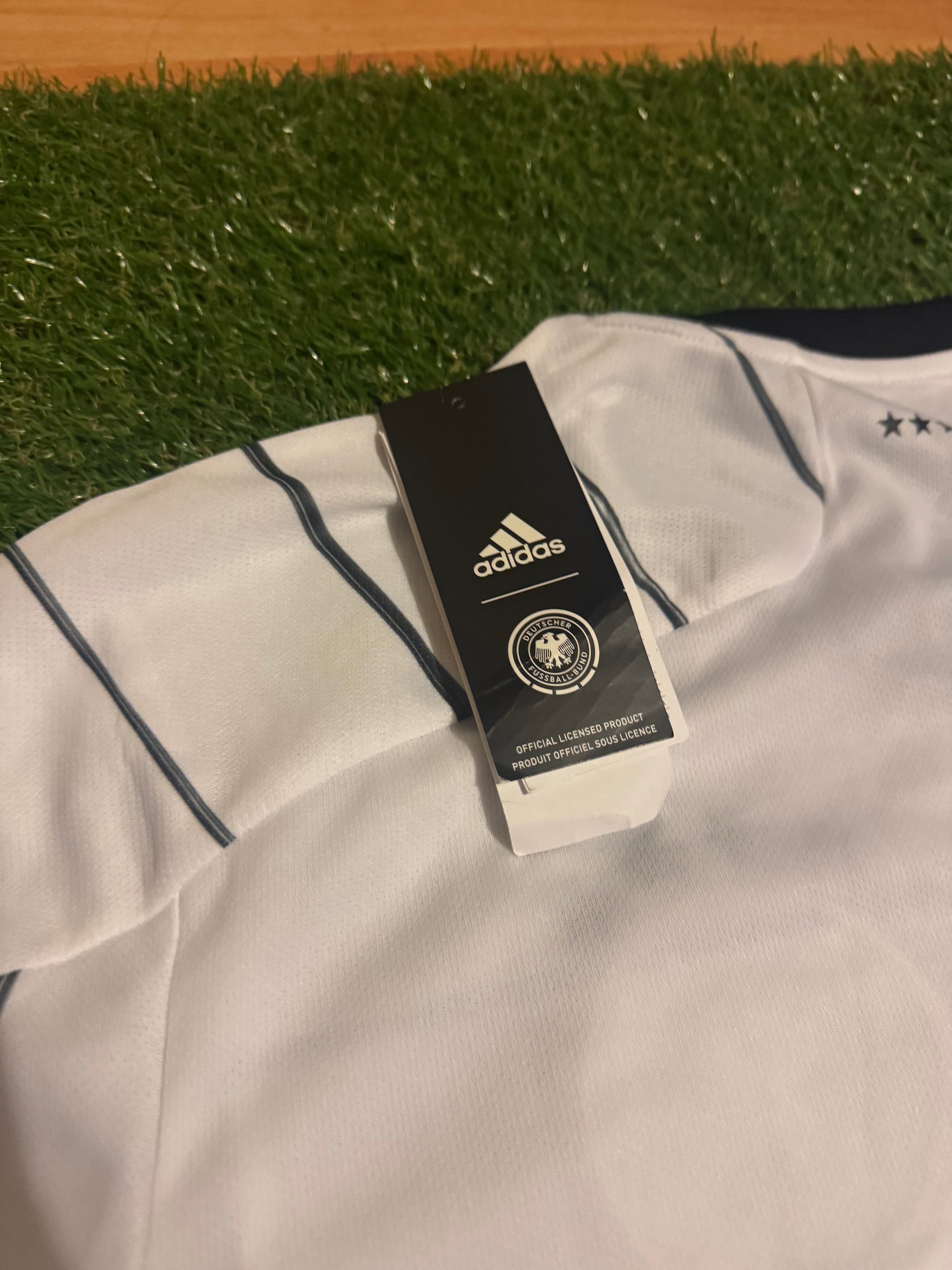 Authentic Size Large Slim Fit Germany Jersey - 2021 - Adidas