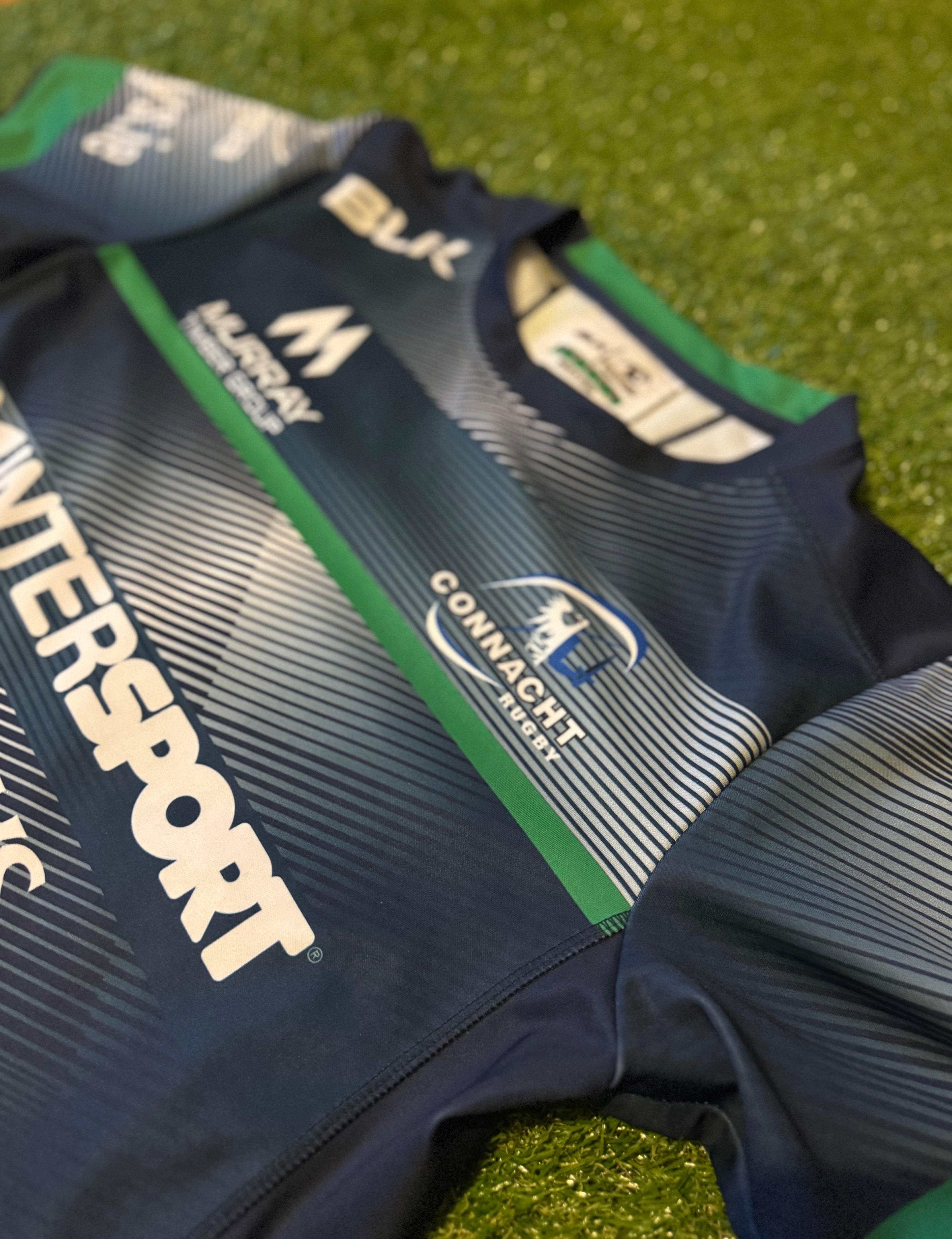 Connacht Rugby Away Jersey | Size L | Authentic Player Version with GPS Pouch