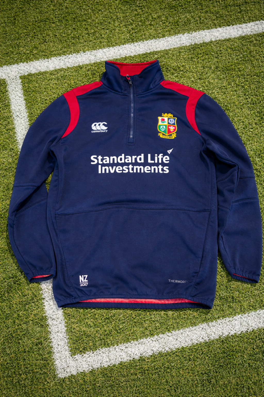 2017 Lions Rugby Half Zip | Size Medium