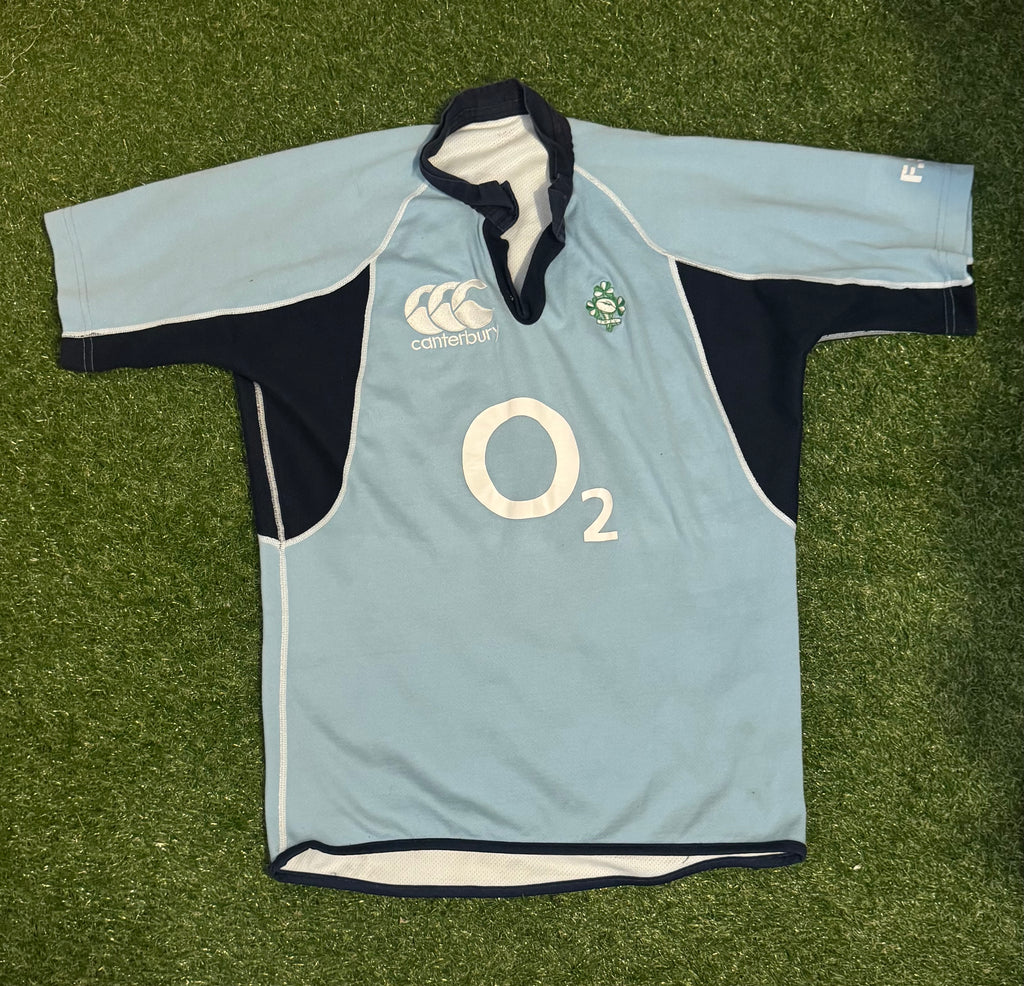 Ireland Rare 2007 Player Worn Rugby Training / Warm-Up Jersey - Size XL - Canterbury.